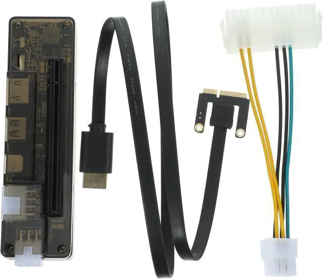 Main image of HOMSFOU External Graphics Card Dock for Laptop Pci Adapter with Power Output Compatible with Various Operating Systems Portable for Gaming and Professional Use