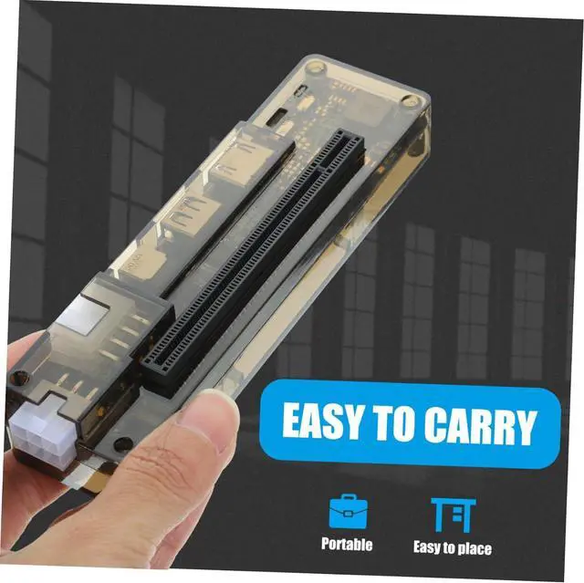 Alt view image 6 of 7 - HOMSFOU External Graphics Card Dock for Laptop Pci Adapter with Power Output Compatible with Various Operating Systems Portable for Gaming and Professional Use