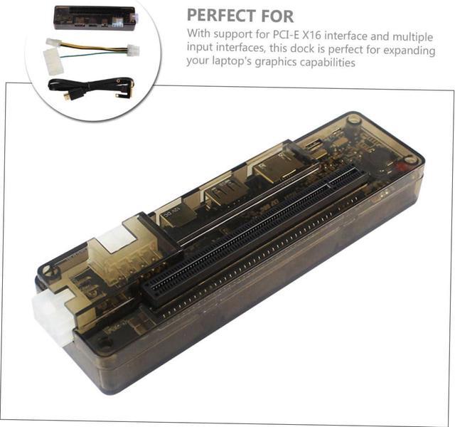 Alt view image 2 of 7 - External Graphics Card Dock for Laptops Portable Video Card Docking Station Compatible with Various Graphics Cards for Gaming and Professional Use Pci Adapter