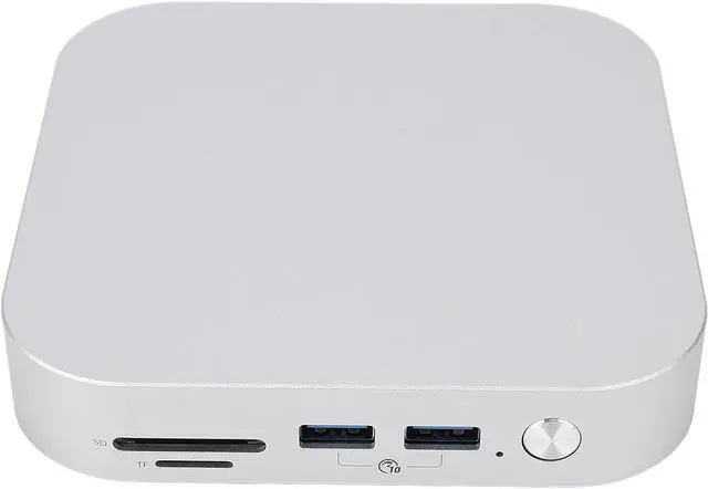 Main image of Yoidesu Aluminum Alloy Stand Dock Hub for Mini M4 with Dual M.2 SSD Slots 10Gbps USB A Ports 40Gbps Bandwidth PCIe 4.0 Storage Memory Card Readers (US Plug)