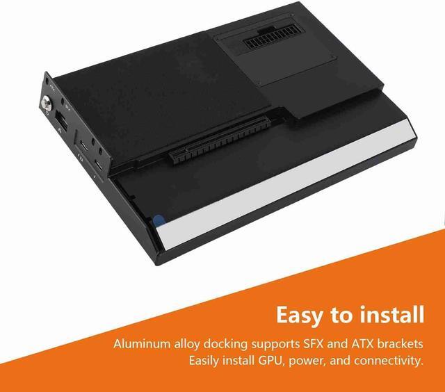 Alt view image 4 of 7 - Laptop External GPU Dock Station, USB4.0 40Gbps GPU Enclosure with TB RJ45 M.2 NVMe Interface for NUCs, Laptop Gaming, Consoles Use, PD 60W Charging