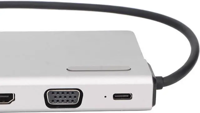 Alt view image 3 of 7 - 14 in 1 Docking Station, Type C to Multiple Ports Including 3USB3.0, 2USB2.0, PD, Storage Memory Cards, VGA, RJ45, AUDIO3.5, 2USB C Outstanding for All Type C Computers,