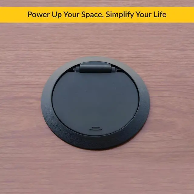 Alt view image 5 of 5 - Brixwell QH0B-002 Docking Station 281,1 Outlet,1 USB A Port and 1 US C Port Black Finish