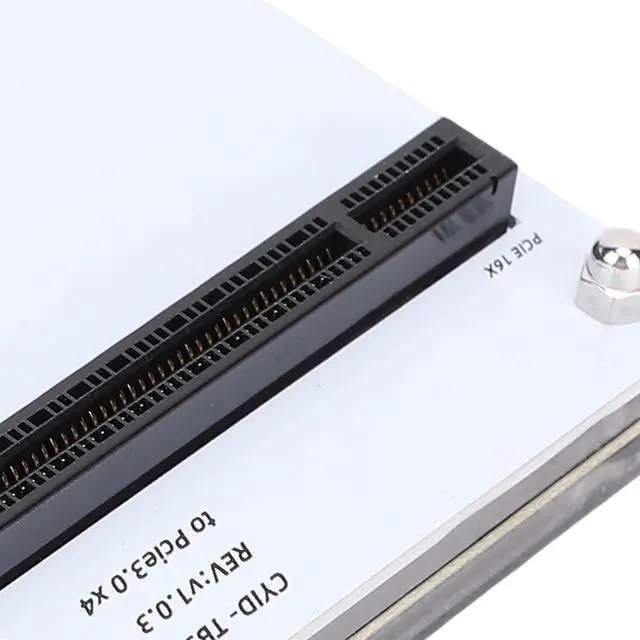 Alt view image 7 of 7 - PUSOKEI eGPU Dock for Thunderbolt 4/3 & USB4eGPU Enclosure with PCIe 16X Slot - Supports SSD /10G NIC Hot - Swappable, 12V DC or PD Powered