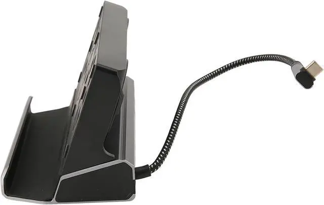 Alt view image 7 of 7 - Docking Station Compatible with Steam Deck, 10 in 1 for Rog Ally Dock, Station with 5 USB 3.0 2.0 Dual Cooling Fan HD Multimedia Interface 4K at 60Hz 100W Charging