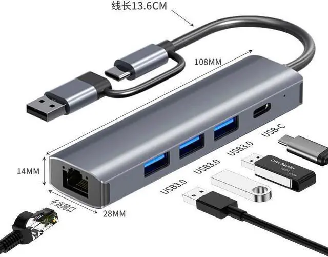 Alt view image 4 of 5 - SIDUFHAOPKLL Five in Dock Expansion Dock 3.0 Applicable