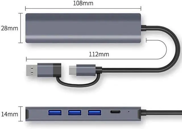 Alt view image 2 of 5 - SIDUFHAOPKLL Five in Dock Expansion Dock 3.0 Applicable