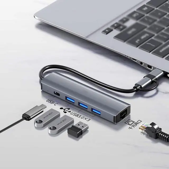 Alt view image 5 of 5 - SIDUFHAOPKLL Five in Dock Expansion Dock 3.0 Applicable