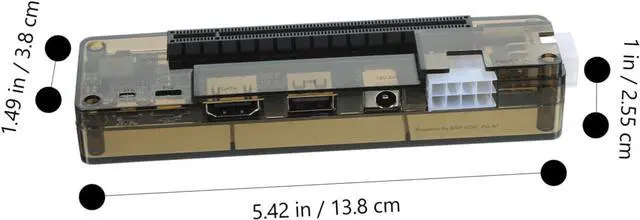 Alt view image 7 of 7 - DOITOOL External Graphics Card Dock Portable Laptop Graphics Card Adapter for Gaming Professional Use Supports Up to Compatible with Various Systems for Expanding