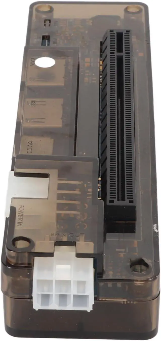 Alt view image 3 of 7 - Yunseity Laptop External Independent Video Card Dock, TD Compatible Switches, 6Pin Interface Output, for Mini PCI E NGFF (M.2), Supports RTX.T, 220W Power Supply