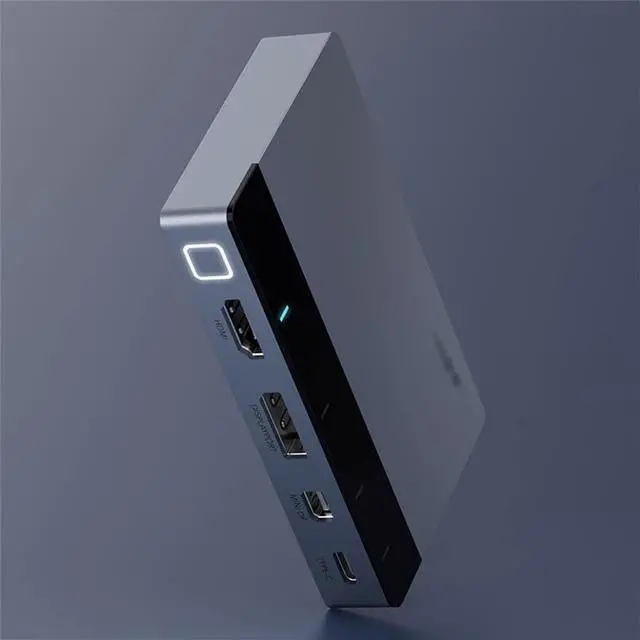 Alt view image 2 of 4 - 4 in 1 Projector -Compatible 4K 60HzMini DP HUB Light Switcher for PC Laptop