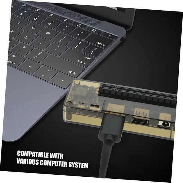 Alt view image 2 of 7 - jojofuny External Graphics Card Dock for Laptop Portable Compatible Pci Design for Gaming and No Driver Installation Required Random Style