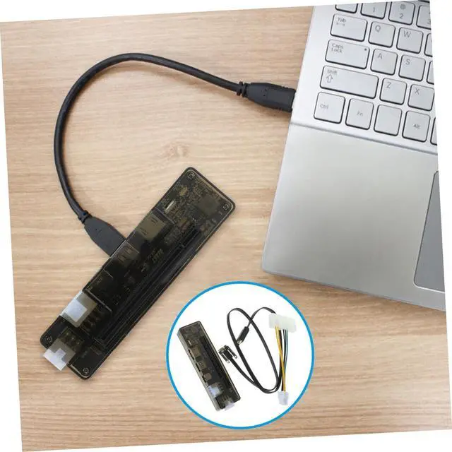 Alt view image 4 of 7 - External Graphics Card Dock for Laptop Portable Power Output No Driver Required Compatible Various Operating Systems for Gamers and Professionals Random Style