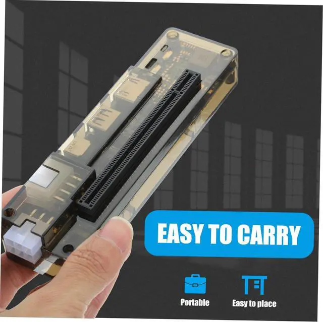 Alt view image 5 of 7 - External Laptop Dock Portable Graphics Card Adapter for Gaming and Professionals Easy to Use No Driver Installation Required Compatible Various Systems Power Output Random Style