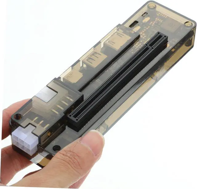 Alt view image 3 of 7 - External Laptop Dock Portable Graphics Card Adapter for Gaming and Professionals Easy to Use No Driver Installation Required Compatible Various Systems Power Output Random Style