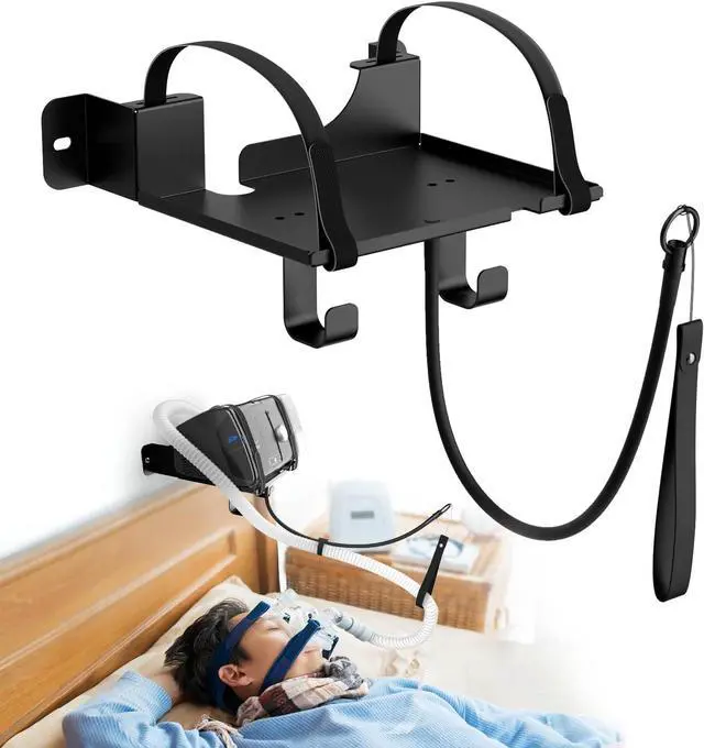 Alt view image 5 of 7 - Under Desk Mount for Dell WD19 / WD19S / WD19TBS / WD19TB / WD22TB4 Dock & CPAP Wall Mount Shelf Compatible with ResMed AirSense 10
