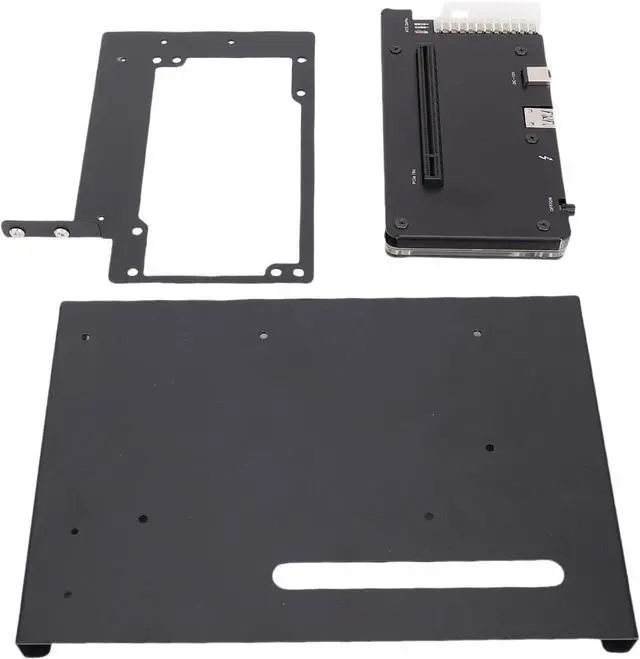 Alt view image 3 of 7 - Zyyini External GPU Dock for Laptop, Graphics Card Expansion Dock with PCIE 16X Slot, for Thunderbolt 3 4 USB4, Support RX Series PCIE X4 SSD Sound Card 10G Network Card