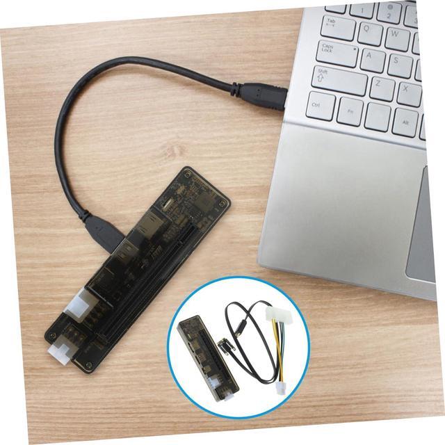 Alt view image 6 of 7 - External Laptop Graphics Card Portable Pci for Notebook Expansion Supports Graphics Power Output Construction Random Style