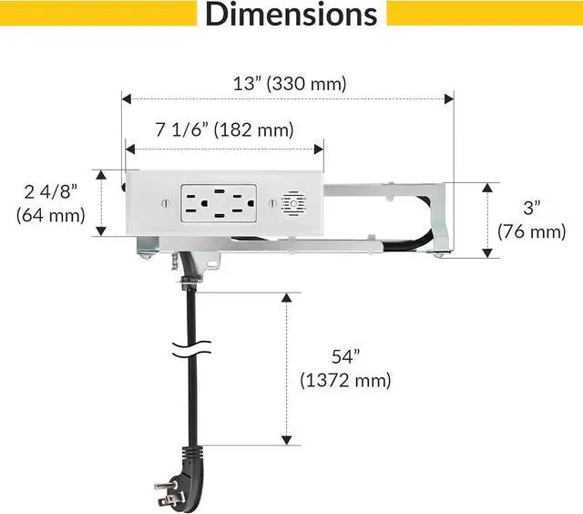 Alt view image 2 of 5 - Brixwell QHWU-002 Docking Drawer,Blade White Finish