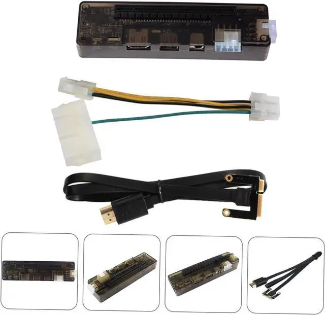 Alt view image 5 of 7 - External Laptop Graphics Card Dock Pci Expansion for up to Portable Gpu Adapter for Gaming and Compatible Various Systems Random Style