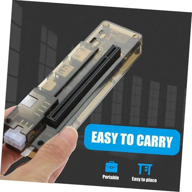 Alt view image 3 of 7 - External Laptop Gpu for Pci Graphics Card Expansion Portable Egpu for Enhanced Gaming and Professional Performance Power Output Random Style