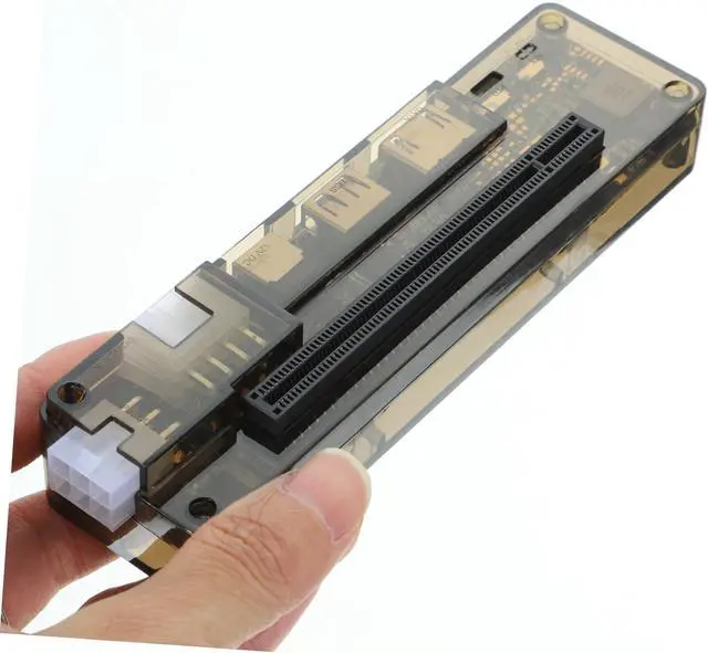 Alt view image 6 of 7 - External Laptop Gpu for Pci Graphics Card Expansion Portable Egpu for Enhanced Gaming and Professional Performance Power Output Random Style