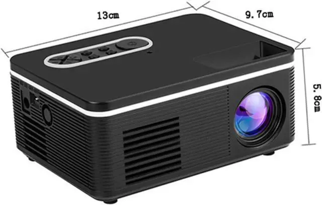 Alt view image 2 of 7 - Mipcase Mini Portable Projector Lumen Led Home Theater Device for Indoor and Outdoor Use with Multifunctional Interface Compatible with Usb and More