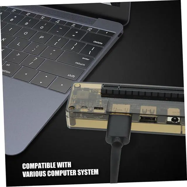 Alt view image 7 of 7 - External Laptop Gpu for Pci Graphics Card Expansion Portable Egpu for Enhanced Gaming and Professional Performance Power Output Random Style