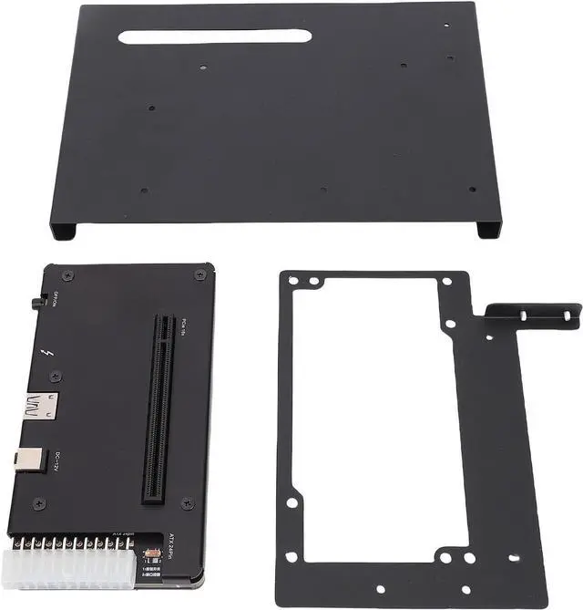 Alt view image 4 of 7 - Zyyini External GPU Dock for Laptop, Graphics Card Expansion Dock with PCIE 16X Slot, for Thunderbolt 3 4 USB4, Support RX Series PCIE X4 SSD Sound Card 10G Network Card