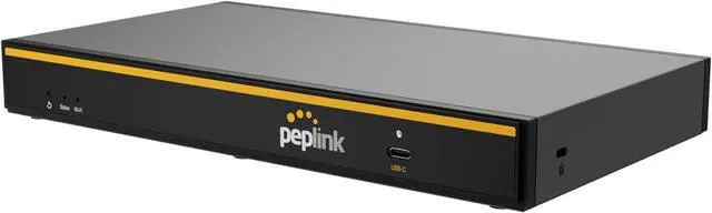 Alt view image 3 of 7 - Peplink B-One Gigabit Dual WAN WiFi Router for Wireless Internet | 1GBps Throughput | 2X WAN Port, 4X LAN Port, Dual-Band 2X2 MIMO Wi-Fi | WAN Smoothing for Small Office & Home Connectivity