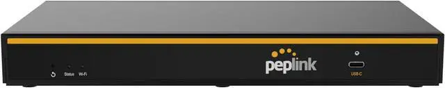 Alt view image 5 of 7 - Peplink B-One Gigabit Dual WAN WiFi Router for Wireless Internet | 1GBps Throughput | 2X WAN Port, 4X LAN Port, Dual-Band 2X2 MIMO Wi-Fi | WAN Smoothing for Small Office & Home Connectivity