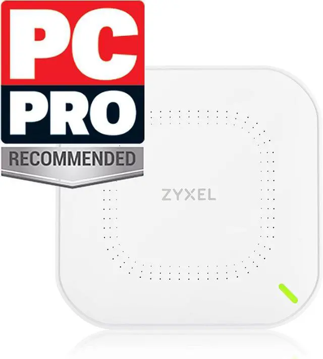 Alt view image 2 of 7 - ZyXEL WiFi 6 AX1800 Wireless Gigabit Access Point | Mesh, Seamless Roaming, Captive Portal & MU-MIMO | WPA3 Security | Cloud, App or Direct Management | POE+ | AC Adapter Included |NWA90AX