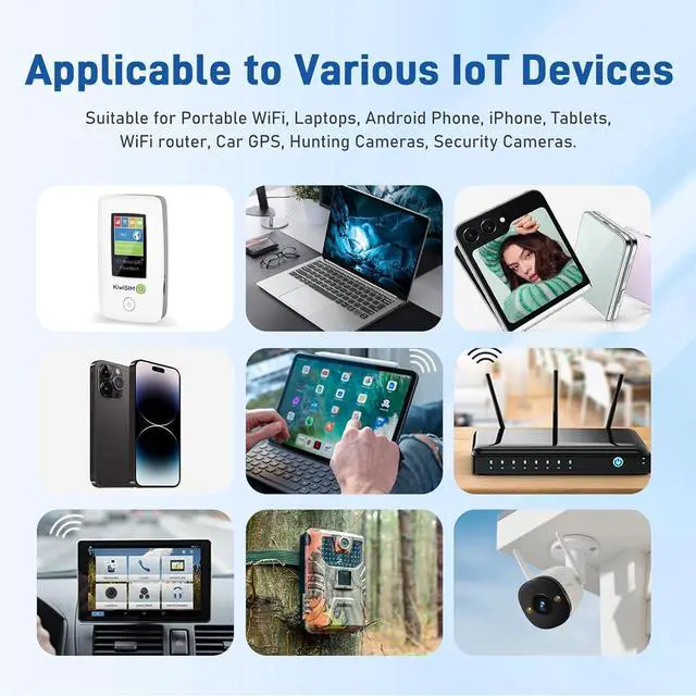 Alt view image 7 of 7 - 4G LTE WiFi Router with 1GB Data + 4G SIM Data Card 60GB for 365 Days
