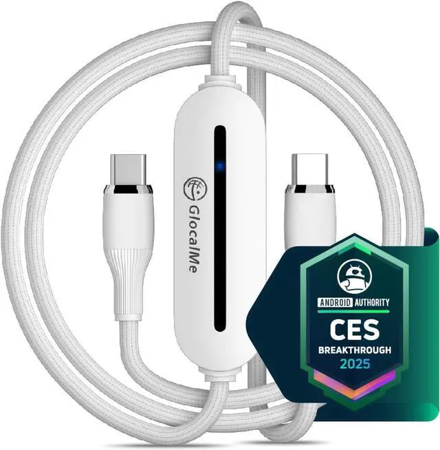 Alt view image 2 of 7 - GlocalMe MeowGo G40Pro 4G Portable WiFi Hotspot and UniCord Charging Cable with 4G WiFi Mobile Hotspot