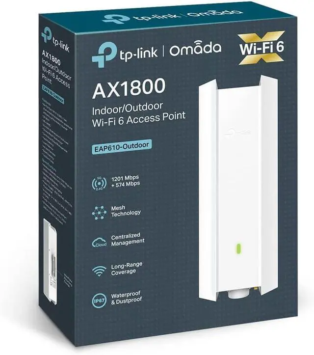 Alt view image 5 of 7 - AP TP-LINK OMADA EAP610-OUTDOOR