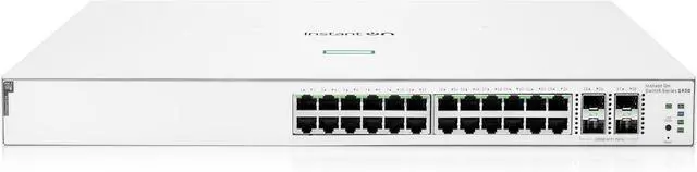 Main image of HPE Networking Instant On Switch Series 1930 24-Port Gb Smart-Managed Layer 2+ Ethernet Switch with PoE | 24x 1G | 4X SFP+ | 24x CL4 PoE 195W | US Cord (JL683B#ABA)