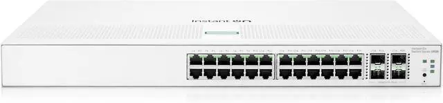 Main image of HPE Networking Instant On Switch Series 1930 24-Port Gb Smart-Managed Layer 2+ Ethernet Switch | 24x 1G | 4X SFP+ | US Cord (JL682A#ABA)