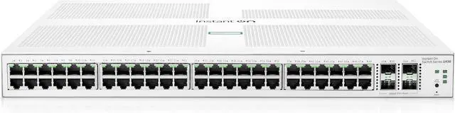 Main image of HPE Networking Instant On Switch Series 1930 48-Port Gb Smart-Managed Layer 2+ Ethernet Switch | 48x 1G | 4X SFP+ | US Cord (JL685A#ABA)