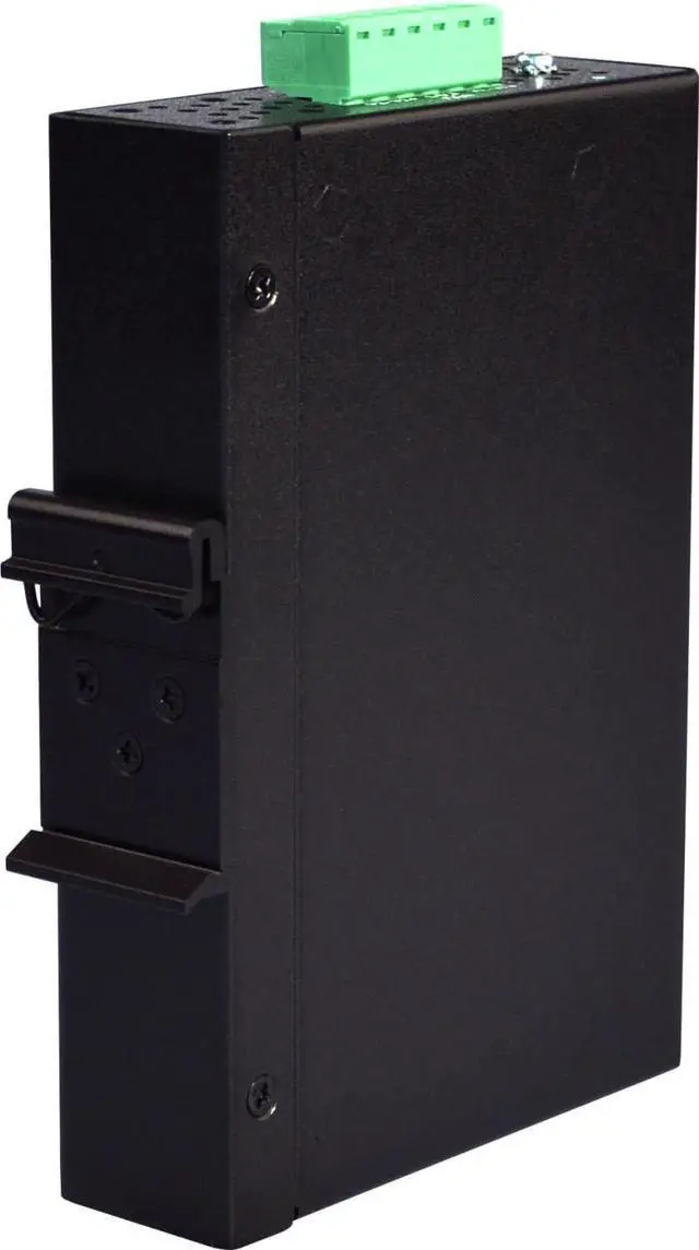 Alt view image 4 of 5 - Antaira LNX-500AG Industrial-Grade 5-Port Unmanaged Gigabit Ethernet Switch, DIN-Rail Mount, -10 to 70°C Operating Temperature, Redundant 12 to 48 VDC Power Input