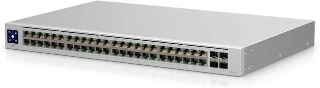 Main image of Ubiquiti Networks UniFi USW-48 Switch, Managed, L2, Gigabit Ethernet (10/100/1000), RJ45, 48 Ports, Rack mounting, Two-year warranty
