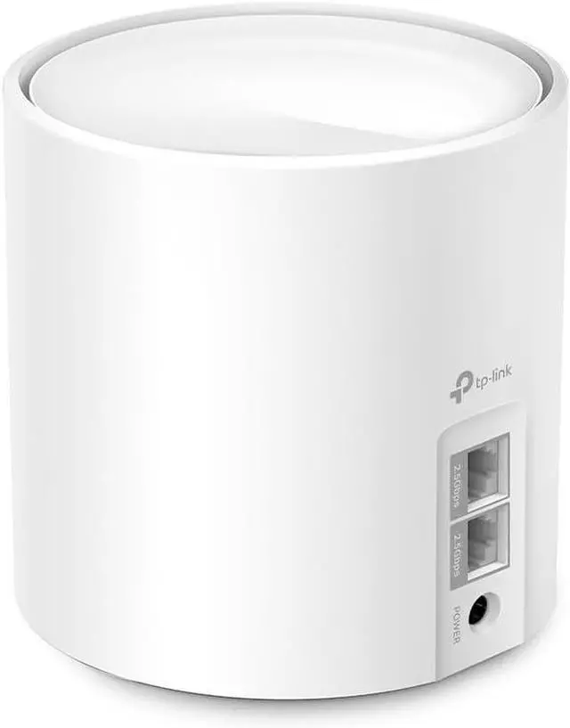 Alt view image 3 of 7 - TP-Link Deco X1500(2 Pack)-AX1500 Whole Home Mesh Wi-Fi 6 System coverage up to 600 m², 3X GigabIt Ports per Unit, Band 160MHz Channel, ODFMA, 1024QAM, Colour White