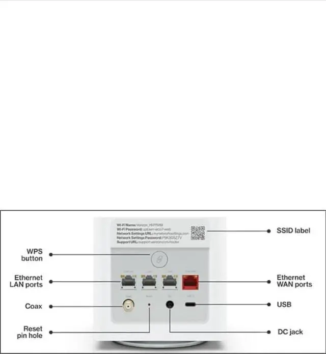 Alt view image 2 of 4 - FIOS CR1000 Wireless Gateway