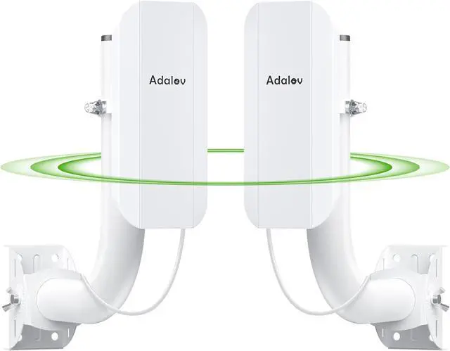 Main image of CPE362 WiFi Bridge with 48V PoE & VLAN, Gigabit 5.8GHz Point to Point Wireless Bridge, IP65 Waterproof, 5KM Range for CCTV, Starlink Extend, Farm, Garage, Multi-Building Network