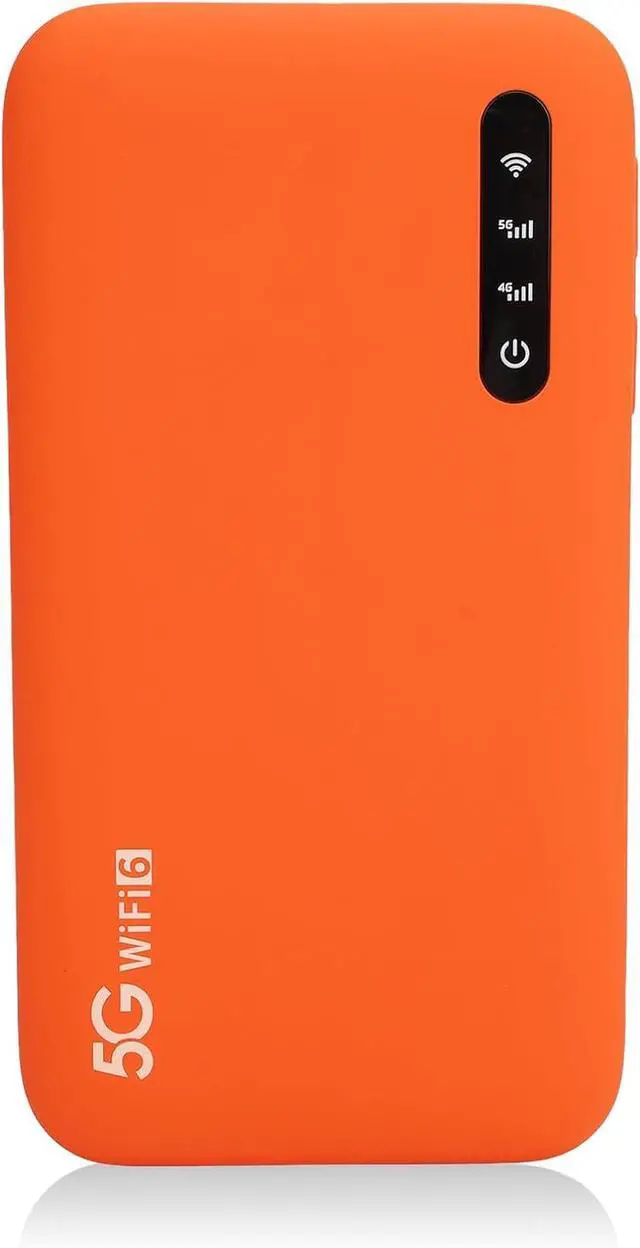 Main image of 5G WiFi6 Mobile Hotspot, 5G Router with Sim Card Slot, International Coverage Modem, Portable Internet Devices for Travel, Support 16 Users, 6100mAh Battery