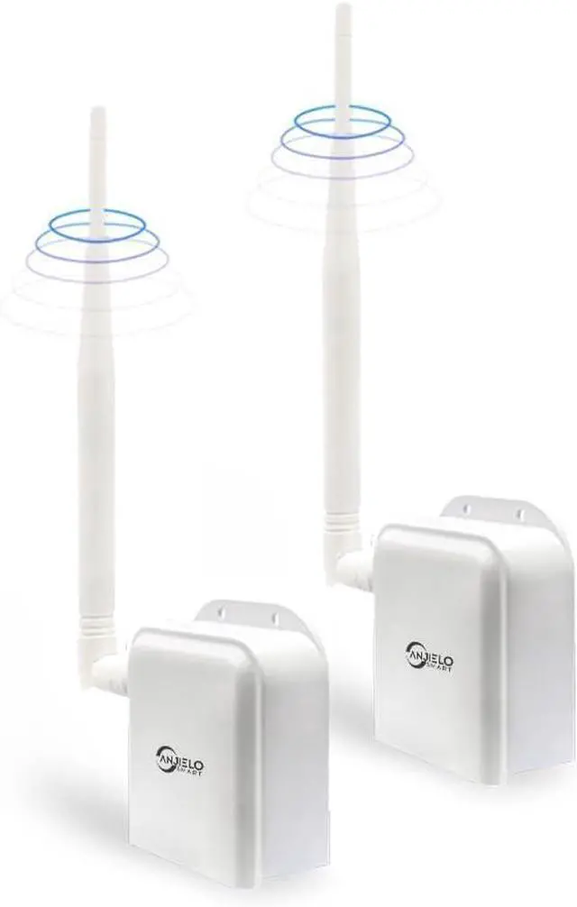 Main image of Wireless Bridge Point to Point 2600 feet Long Range Wi-Fi Bridge Wireless Access with High-Gain Antenna, 2.4G WiFi Bridge Repeater Supports 2600 feet Outdoor Transmission Distance