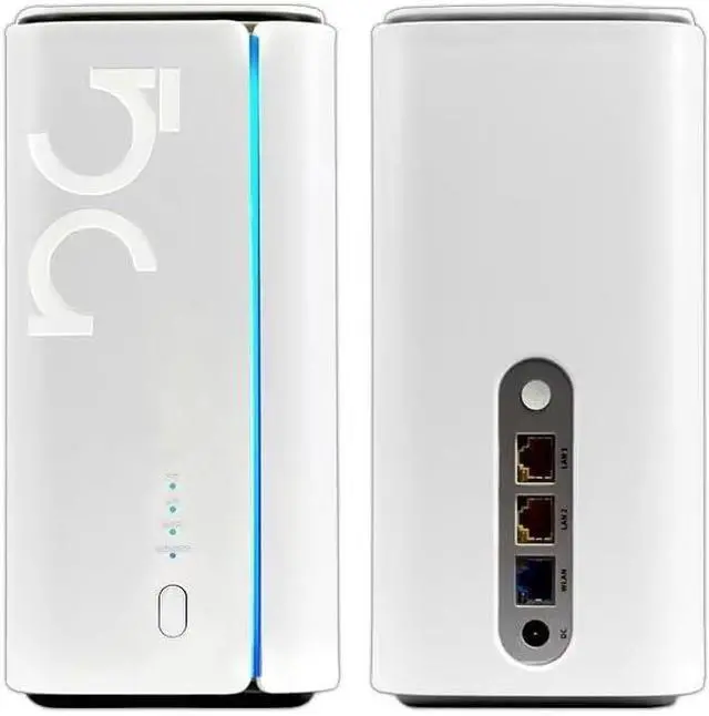 Main image of 5G CPE WiFi 6 Router with SIM Card Slot - High Speed 5G/4G Wireless Router CPE Modem - Dual Band SA/NSA for Smart Home, Office, Indoor - Gigabit Ethernet - White