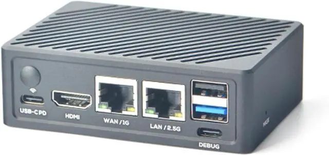 Alt view image 3 of 7 - Nanopi R6C Wireless Mini WiFi Router OpenWRT, Smart Office Home Gateway, LPDDR4X RK3588S CPU 6Tops NPU Mali-G610 GPU, with PCle Gbps Ethernet for NAS IoT Device, Support Ubuntu Debian (4+32GB)