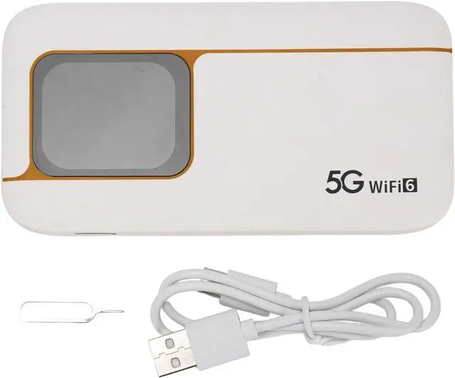 Main image of 5G Mobile Hotspot with Ultra High Speed, 7100mAh Battery, Touch Screen, WiFi6, 16 Devices, IP67 Design for Travel, Home, Gaming with 5G NR SIM Slot