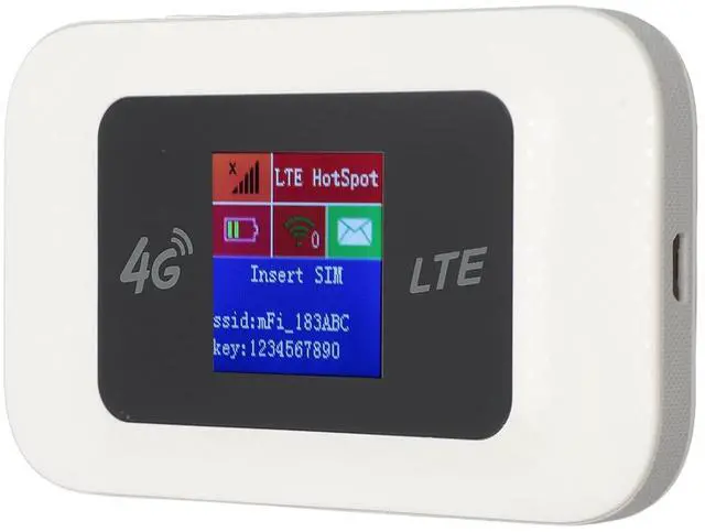 Main image of ciciglow Portable WiFi Hotspot, 4G LTE Mobile WiFi Hotspot 150Mbps 2100mAh Pocket WiFi Router 10 Users Sharing WiFi Hotspot Device with SIM Card Slot for Europe Asia