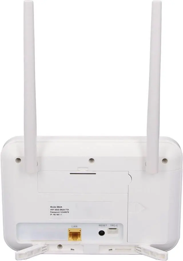 Alt view image 7 of 7 - Diyeeni 4G SIM Card Router CPE, WiFi Modem with SIM Card & LAN Port, 300Mbps High Speed, Wireless Router Outdoor Indoor, Support 32 Users, for Europe, Asia, Southeast Asia, Africa (US)
